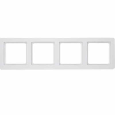 Berker Q.1 afdekraam 4-voudig polarwit