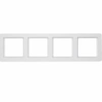 Berker Q.1 afdekraam 4-voudig polarwit - thumbnail