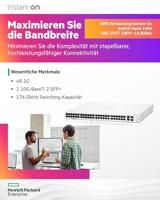 aruba JL808A#ABB Managed Netwerk Switch 48 poorten 176 Gbit/s - thumbnail