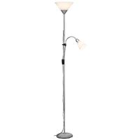Brilliant VloerlampSpari Led 2-lichts 180cm metaalgrijs met wit - G98811/05 - thumbnail