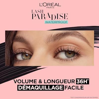 L’Oréal Paris Make-Up Designer Lash Paradise Mascara Waterproof - Zwarte Volume Mascara Verrijkt met Castor Olie - 6,4 ml (Paradise Extatic) L’Oréal Paris Make-Up Designer Lash Paradise Mascara Waterproof - Zwarte Volume Mascara Verrijkt met Castor Olie - 6,4 ml (Paradise Extatic)