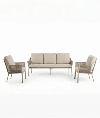 Tierra Outdoor low diningset liv champagne