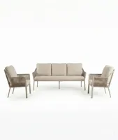 Tierra Outdoor low diningset liv champagne - thumbnail