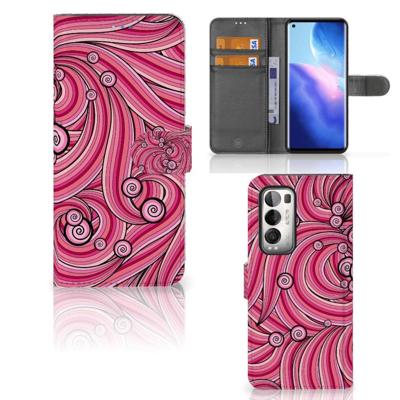 OPPO Find X3 Neo 5G Hoesje Swirl Pink OPPO Find X3 Neo 5G Hoesje Swirl Pink