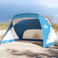 Strandtent 274x178x170/148 cm 185T polyester azuurblauw - thumbnail