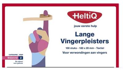 Heltiq Lange Vingerpleisters 180x20mm Heltiq Lange Vingerpleisters 180x20mm