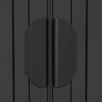 Tuinschuur 192x108x223 cm gegalvaniseerd staal antracietkleurig - thumbnail