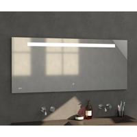 Badkamerspiegel met LED Verlichting Sanitop Clock 160x70 cm met Digitale Klok en Sensor Sanitop - thumbnail