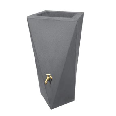 Regenton manhattan twist grijs 100L incl. kraantje Prestige - Prestige Regenton manhattan twist grijs 100L incl. kraantje Prestige - Prestige