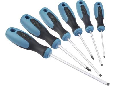 HAZET schroevendraaier set "810/6" screw driver sets pz 810/6pz 6-piece.