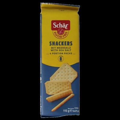Schar Snackers hartige koek glutenvrij 115 Gram