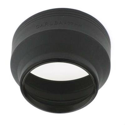 Caruba Rubberen Zonnekap 3in1 77mm