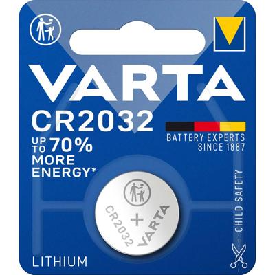 Varta knoopcel batterij cr2032 lithium 3v