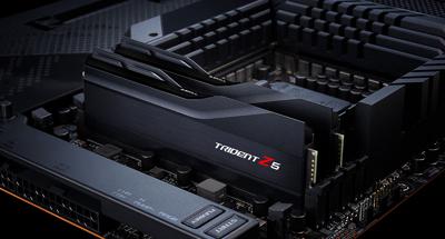 G.Skill Trident Z Werkgeheugenset voor PC Retail DDR5 32 GB 2 x 16 GB Non-ECC 7600 MHz 288-pins DIMM CL36 F5-7600J3646G16GX2-TZ5K G.Skill Trident Z Werkgeheugenset voor PC Retail DDR5 32 GB 2 x 16 GB Non-ECC 7600 MHz 288-pins DIMM CL36 F5-7600J3646G16GX2-TZ5K