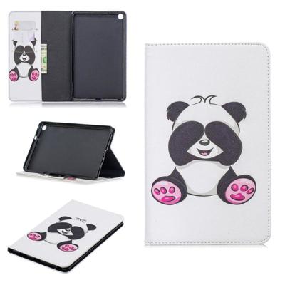 Gekleurde tekening Panda patroon horizontale Flip lederen case voor Galaxy tab een 8 (2019) P200/P205 met houder & card slots & portemonnee Gekleurde tekening Panda patroon horizontale Flip lederen case voor Galaxy tab een 8 (2019) P200/P205 met houder & card slots & portemonnee