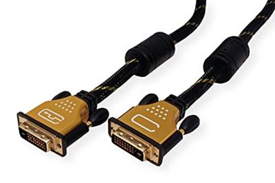 ROLINE GOLD Monitorkabel DVI, M-M, (24+1) dual link, 3 m ROLINE GOLD Monitorkabel DVI, M-M, (24+1) dual link, 3 m