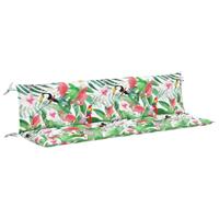 Tuinbankkussens 2 st 200x50x7 cm stof meerkleurig - thumbnail