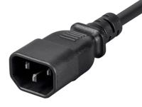 Monoprice Voedingsadapterkabel - 6 voet | (IEC-320-C14 naar NEMA 5-15R), 18AWG, 10A - thumbnail