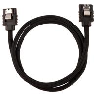 Corsair Hoogwaardige SATA-kabel met mantel 60 cm (zwarte kleur) - thumbnail
