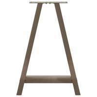 Salontafelpoten 2 st A-vormig 50x(72-73) cm staal - thumbnail