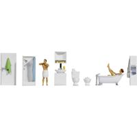 NOCH 16289 H0 Themaset badkamer figuren Kant-en-klaar model - thumbnail