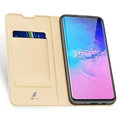 Dux Ducis - pro serie slim wallet hoes - Samsung Galaxy S20 Ultra - Goud Dux Ducis - pro serie slim wallet hoes - Samsung Galaxy S20 Ultra - Goud
