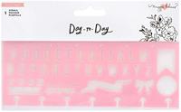 Crate Paper • day-to-day disc planner stencil alphabet - thumbnail