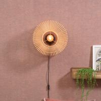 GOOD&MOJO Wandlamp 'Bromo' 40cm, Bamboe, kleur Naturel - thumbnail