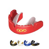 Opro 790006 Gold Ultra Fit Mouthguard Braces - Red-White - SR - thumbnail