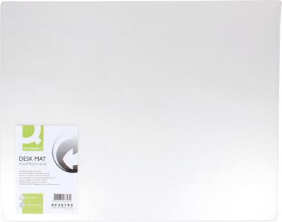 Q-CONNECT onderlegger, ft 63 x 50 cm, transparant