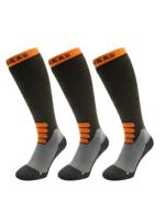 Poederbaas Skisokken Merinowol Pro 3-pack Olive Green-39/42 - thumbnail