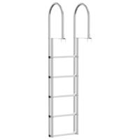 xl Dock ladder Zilver 45 x 11.5 x 190 cm Aluminium - thumbnail