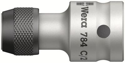 Wera 784 C 1/2" Adapter met snelwisselfunctie, 5/16 duim x 50 mm - 1 stuk(s) - 05042768001