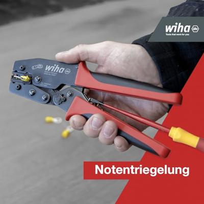 Wiha 45957 Krimptang Geïsoleerde kabelschoenen, Contacten 0.5 tot 6 mm² Wiha 45957 Krimptang Geïsoleerde kabelschoenen, Contacten 0.5 tot 6 mm²
