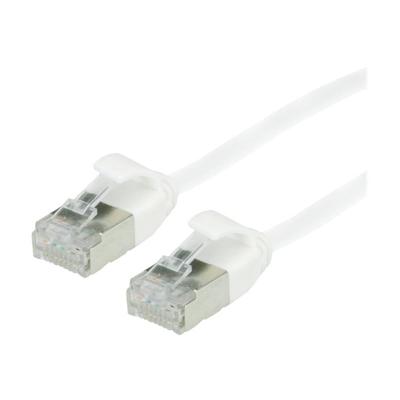 ROLINE GREEN F/UTP Patchkabel Cat.6A (Class EA), LSOH, extra dun, wit, 1 m ROLINE GREEN F/UTP Patchkabel Cat.6A (Class EA), LSOH, extra dun, wit, 1 m