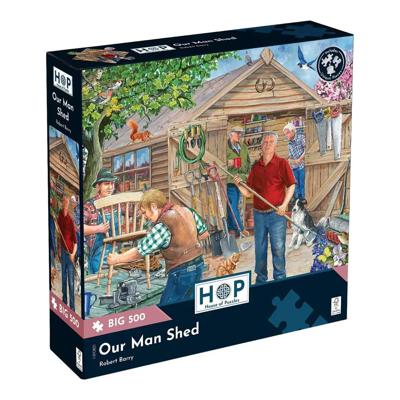Our Man Shed Puzzel 500 XL Stukjes Our Man Shed Puzzel 500 XL Stukjes