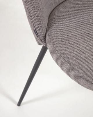 Kave Home Anoha eetkamerstoel Grijs