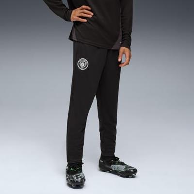 PUMA Manchester City Trainingsbroek 2025-2026 Kids Zwart Zilver PUMA Manchester City Trainingsbroek 2025-2026 Kids Zwart Zilver