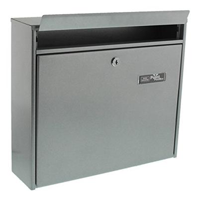 Burg Wächter 61130 MAIL 5877 SI Brievenbus Staal Zilver Sleutelslot