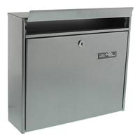 Burg Wächter 61130 MAIL 5877 SI Brievenbus Staal Zilver Sleutelslot - thumbnail