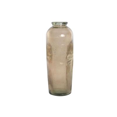 Vaas Home ESPRIT Taupe Gerecycled glas 30 x 30 x 72 cm Vaas Home ESPRIT Taupe Gerecycled glas 30 x 30 x 72 cm