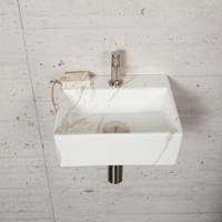 Wiesbaden Fonteinset Carrara Marmerlook Color RVS - thumbnail