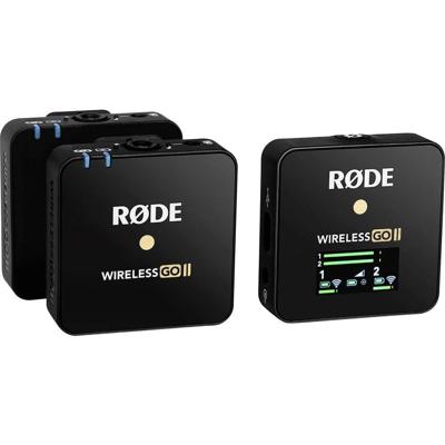 RODE Microphones Wireless GO II Spraakmicrofoon Dasspeld Zendmethode:USB Incl. tas, Incl. windkap, Incl. kabel Microfoon TRS (3.5 mm jackplug) USB Zwart RODE Microphones Wireless GO II Spraakmicrofoon Dasspeld Zendmethode:USB Incl. tas, Incl. windkap, Incl. kabel Microfoon TRS (3.5 mm jackplug) USB Zwart