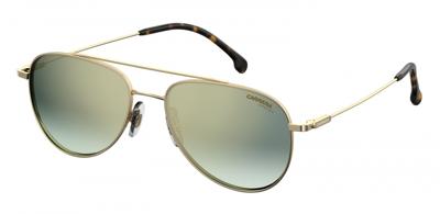 Carrera Eyewear zonnebril 187/S unisex goud met groene lens large Carrera Eyewear zonnebril 187/S unisex goud met groene lens large