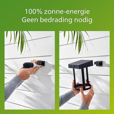 Philips LED Zonal 8720169265769 Wandlamp op zonne-energie met bewegingsmelder LED 1.3 W Zwart Philips LED Zonal 8720169265769 Wandlamp op zonne-energie met bewegingsmelder LED 1.3 W Zwart