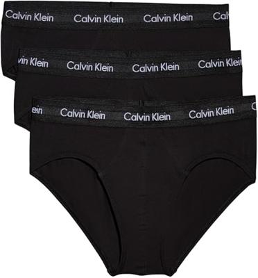 Calvin Klein 3-Pack Heren heup slips - Hip Brief - Zwart - Elastisch katoen - S - Onderbroek heren heren heren heren heren heren heren heren heren