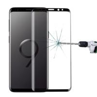 Voor Galaxy S9 PLUS 0 33 mm 9H oppervlaktehardheid 3D gebogen rand anti-kras Full Screen HD volledig zelfklevende glas Screen Protector (zwart) - thumbnail