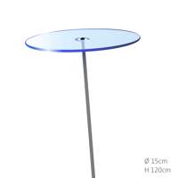 Zonnevanger 1 stuk Blauw medium 120x15 cm Cazador Del Sol - Cazador del sol - thumbnail