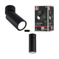 Paulmann Turnal Coin 3SD ABL schwarz 93089 LED-opbouwlamp LED LED 6 W Zwart (mat) - thumbnail