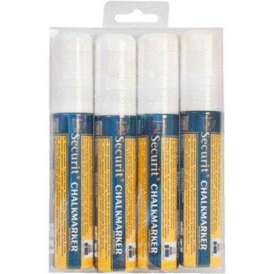 Krijtstift Securit SMA-720 blok wit 7-15mm blister à 4 stuks Krijtstift Securit SMA-720 blok wit 7-15mm blister à 4 stuks